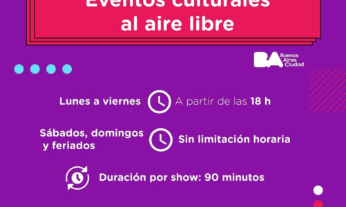 VUELVEN LOS SHOWS CON PÚBLICO EN CABA