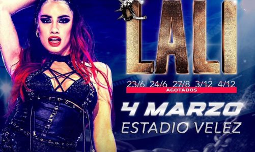 LALI SE PRESENTARÁ EN EL ESTADIO VÉLEZ SARSFIELD