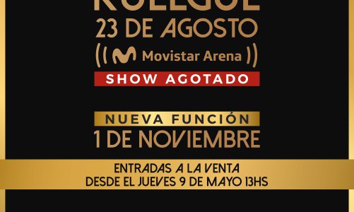 KUELGUE ANUNCIA NUEVA FECHA EN MOVISTAR ARENA POR ENTRADAS AGOTADAS