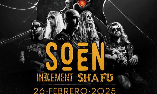 ¡SOEN REGRESA A LA ARGENTINA EN EL MARCO DE SU GIRA 'MEMORIAL TOUR 2025'!